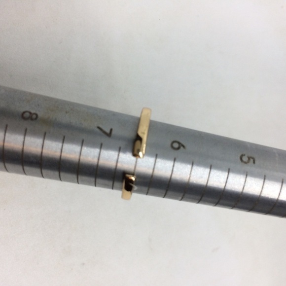 JOY DRAVECKY CHLOE HEXAGON RING OMBRE GREEN GOLD PLATED BRASS - Picture 10 of 10